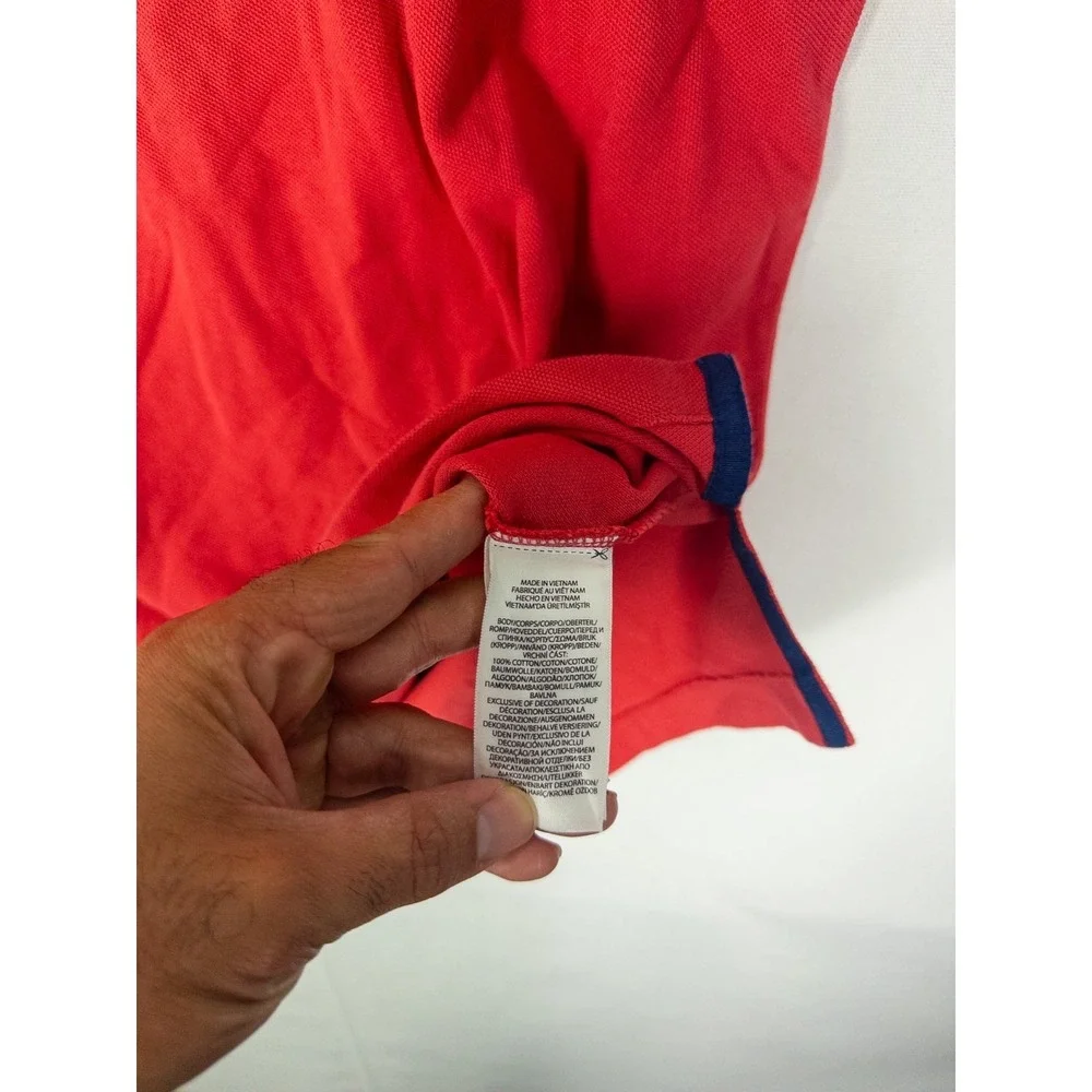 Polo Ralph Lauren Red Triple Pony Polo Shirt #3 Big Pony Cotton NWT Mens 1XB